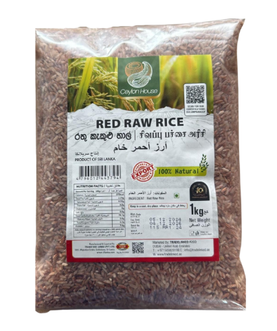 Ceylon House Red Raw Rice 1kg